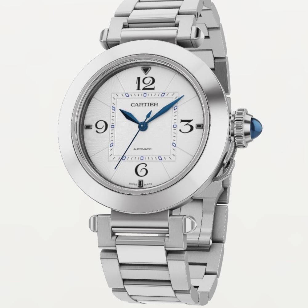 Cartier Pasha De Cartier 35mm Stainless Steel Watch